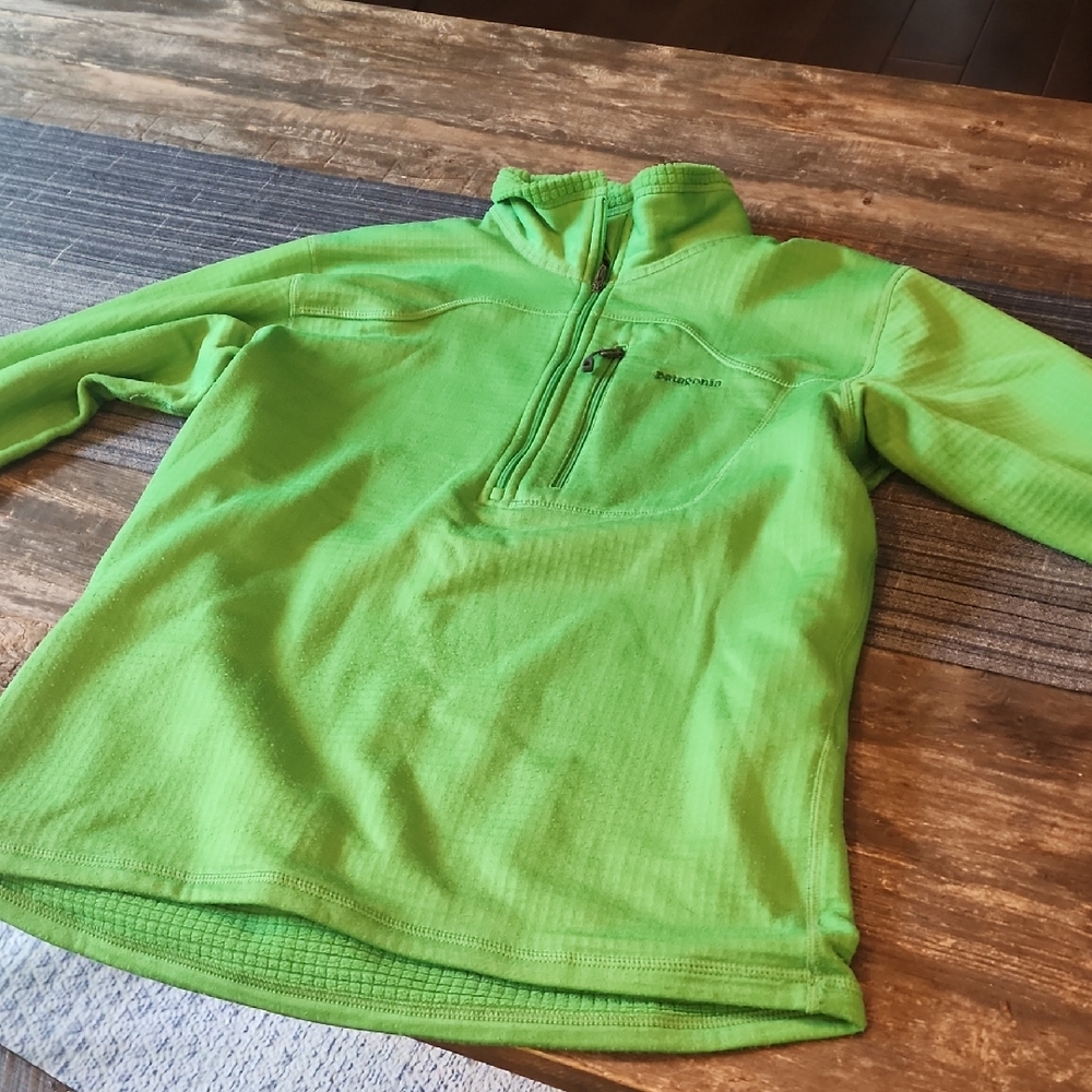 Bright Green Half-Zip Pullover